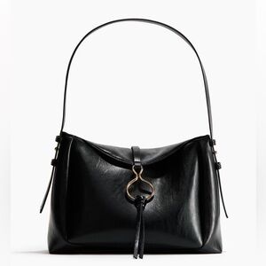 H&M Shoulder Bag with Gold Buckle